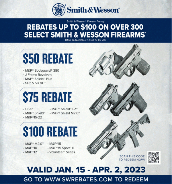 Great Deals On Smith Wesson Guns Rebate Ends 4 2 2023 Daily Bulletin