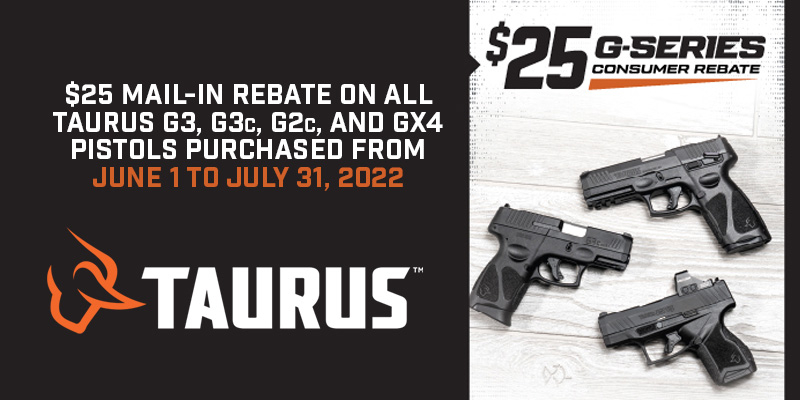 Taurus Rebate G Series Rebate Vance Outdoors