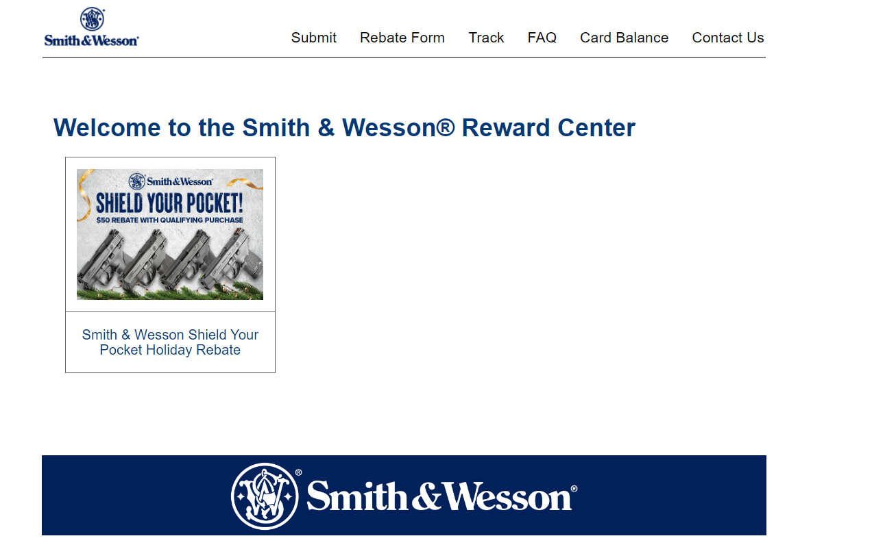 Smith And Wesson Rebate Program