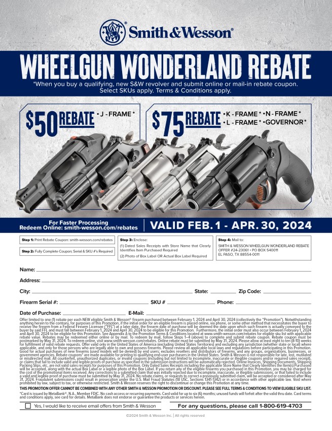 Shield Smith And Wesson Rebate