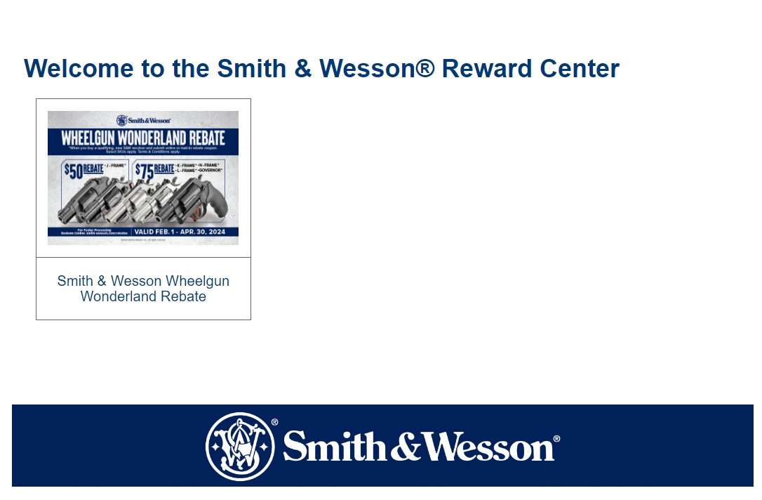 Smith And Wesson M&P Mail In Rebate