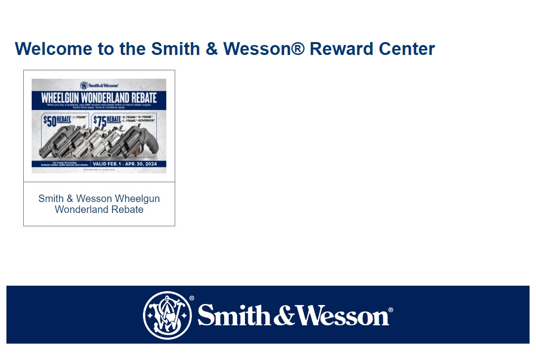 Smith And Wesson M&P Rebate Guns