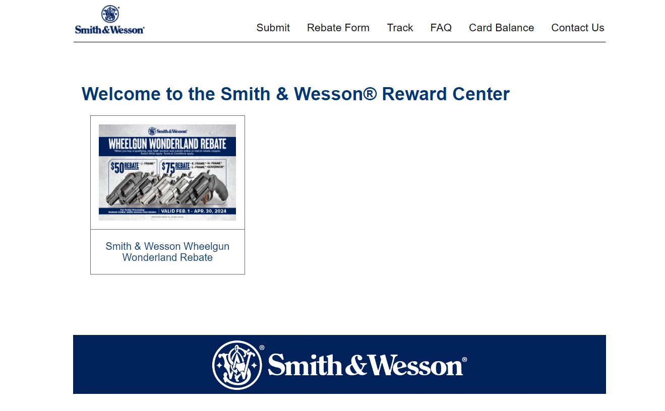 Smith And Wesson Mail In Rebate Status