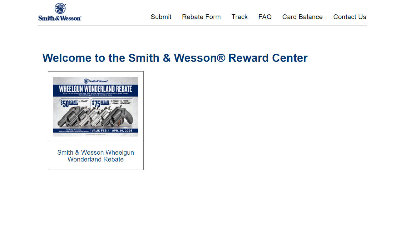 Smith And Wesson Rebat Status