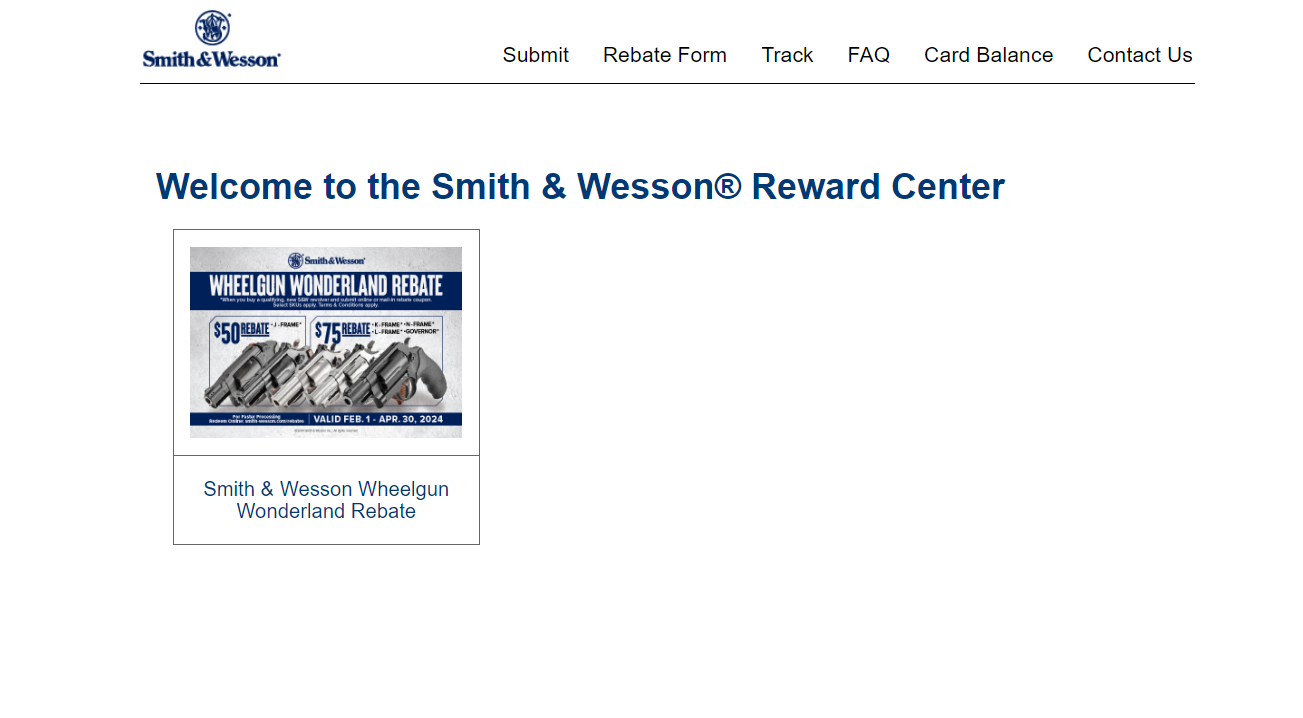Smith And Wesson Rebate 75